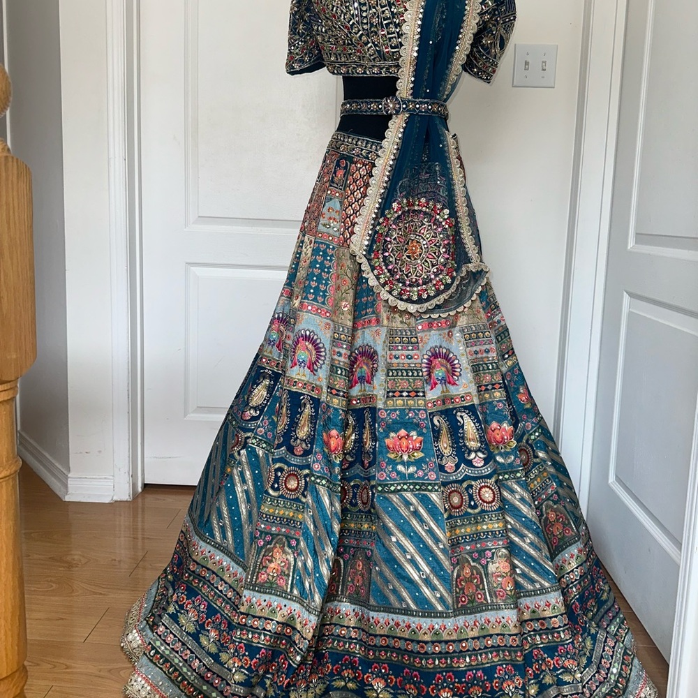 Colorful Sangeet Lehenga Choli